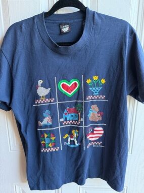 Grannycore Summer T Shirt Size L USA